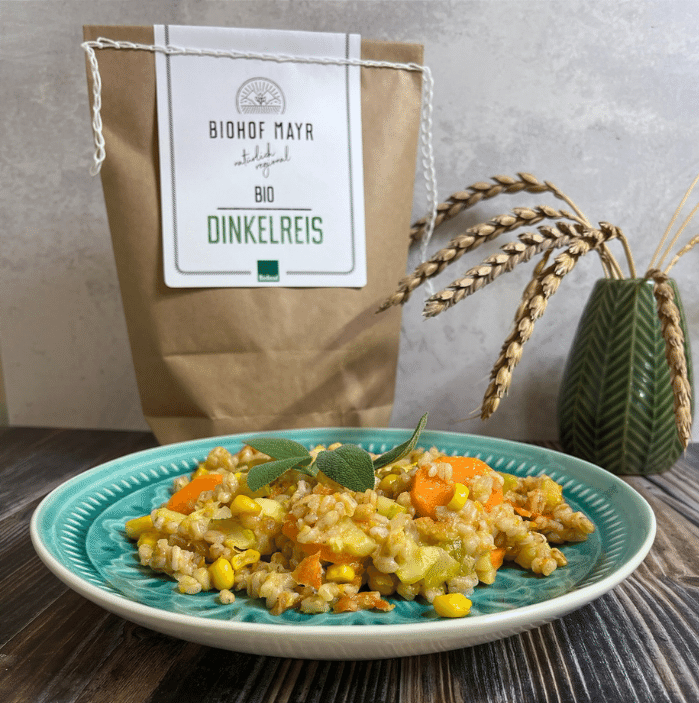 Mit Dinkelreis lässt sich ein köstliches Risotto kochen